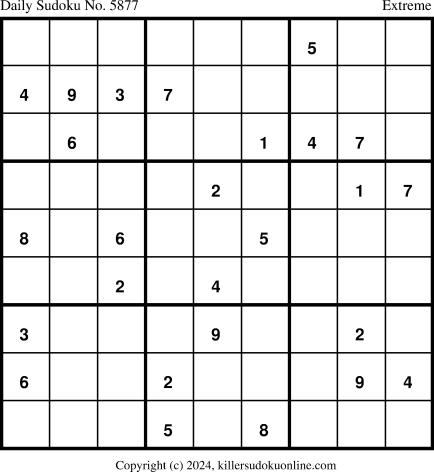 Killer Sudoku for 4/5/2024
