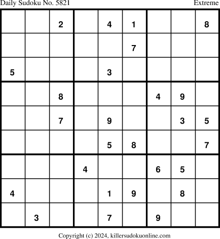 Killer Sudoku for 2/9/2024