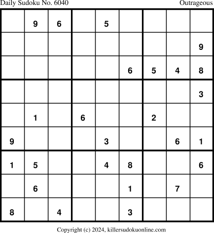 Killer Sudoku for 9/15/2024
