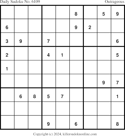 Killer Sudoku for 11/23/2024