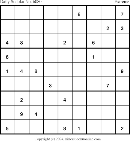 Killer Sudoku for 10/25/2024