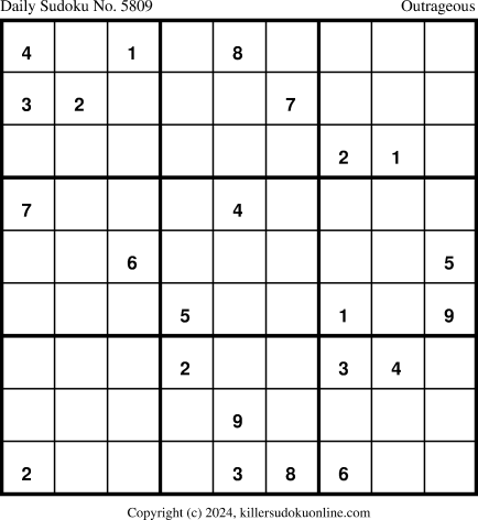 Killer Sudoku for 1/28/2024
