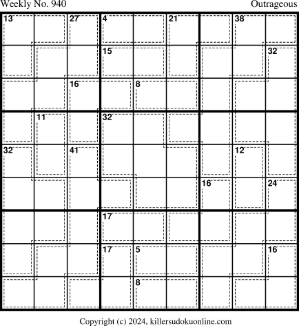 Killer Sudoku for 1/8/2024