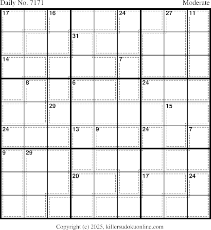 Killer Sudoku for 8/6/2025