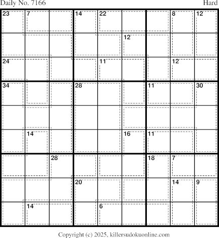 Killer Sudoku for 8/1/2025