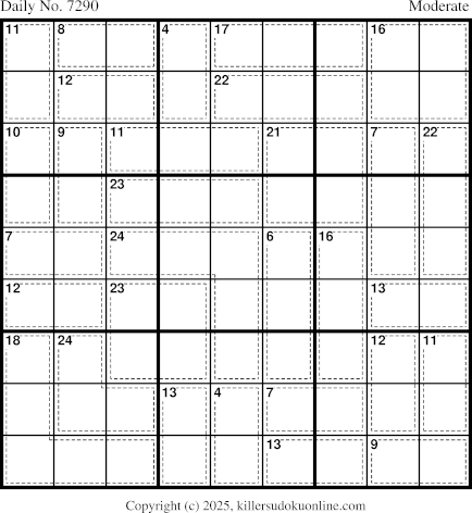 Killer Sudoku for 12/3/2025
