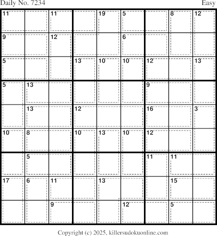Killer Sudoku for 10/8/2025