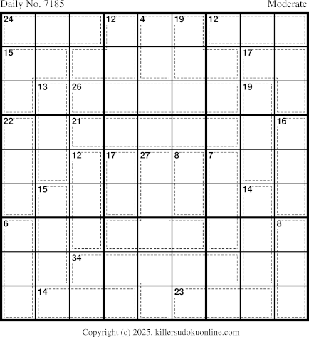 Killer Sudoku for 8/20/2025