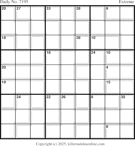 Killer Sudoku for 8/30/2025