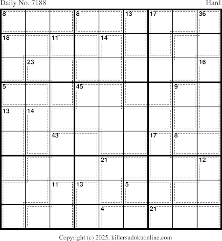 Killer Sudoku for 8/23/2025