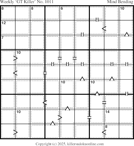 Killer Sudoku for 8/25/2025