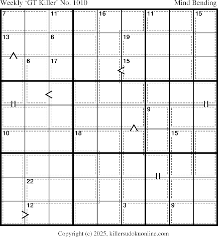 Killer Sudoku for 8/18/2025
