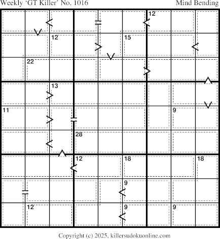 Killer Sudoku for 9/29/2025