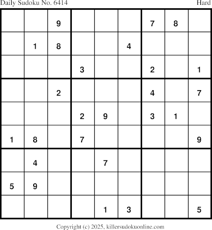Killer Sudoku for 9/24/2025