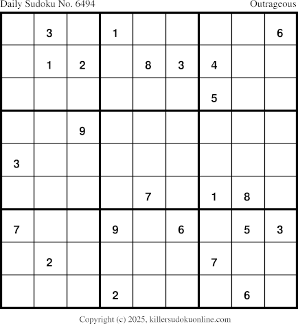 Killer Sudoku for 12/13/2025
