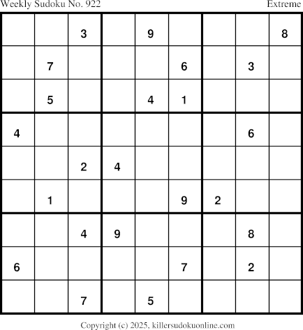 Killer Sudoku for 11/3/2025