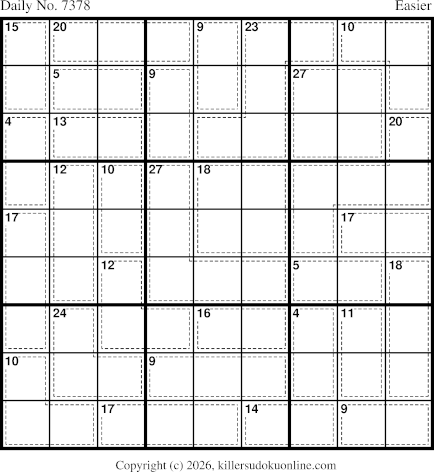 Killer Sudoku for 3/2/2026