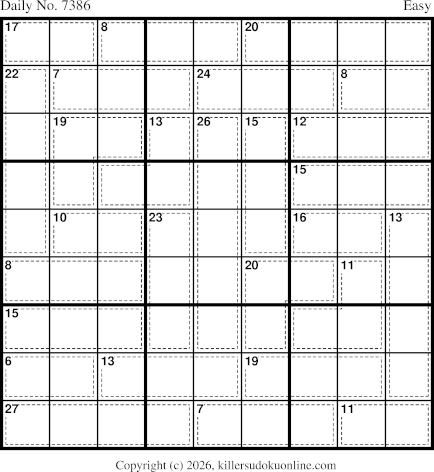 Killer Sudoku for 3/10/2026