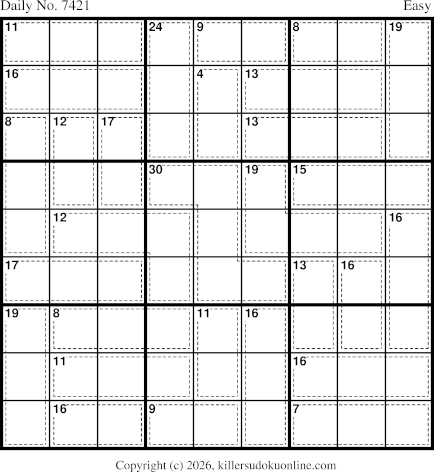 Killer Sudoku for 4/14/2026