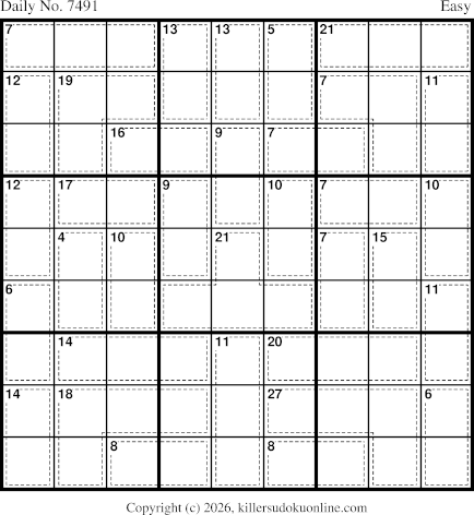 Killer Sudoku for 6/23/2026