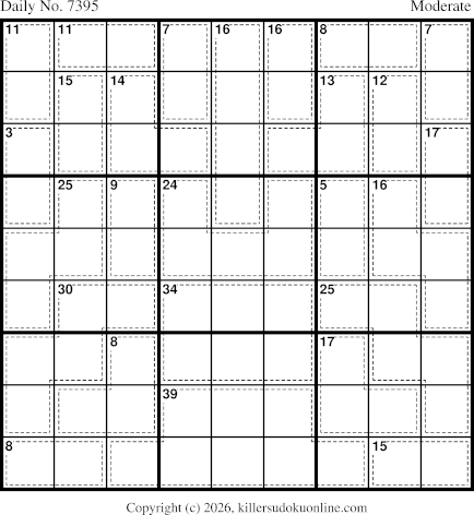 Killer Sudoku for 3/19/2026