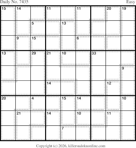 Killer Sudoku for 4/28/2026