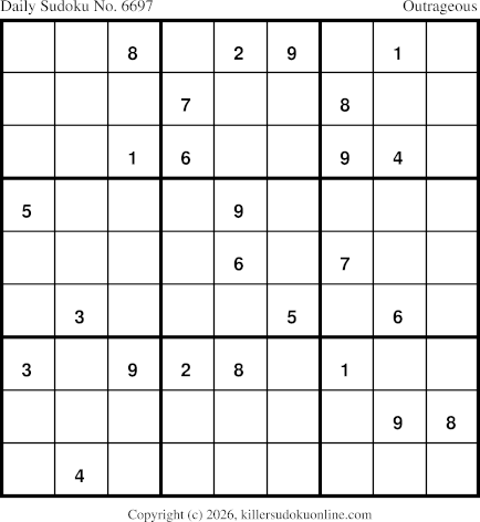 Killer Sudoku for 7/5/2026