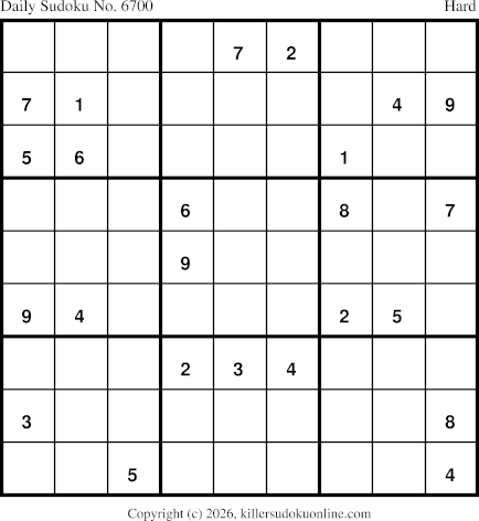 Killer Sudoku for 7/8/2026