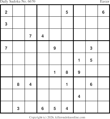 Killer Sudoku for 6/8/2026