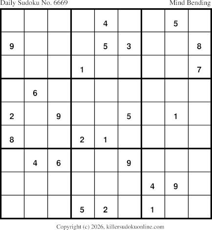 Killer Sudoku for 6/7/2026