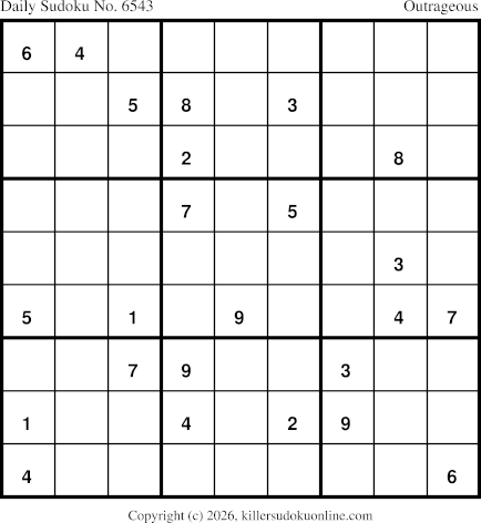 Killer Sudoku for 2/1/2026
