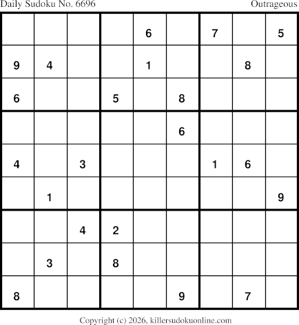 Killer Sudoku for 7/4/2026