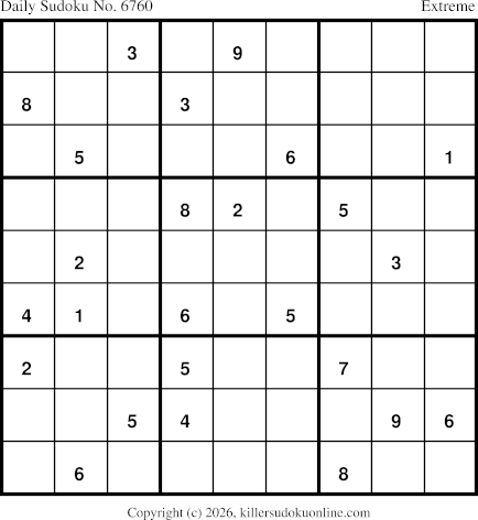 Killer Sudoku for 9/6/2026
