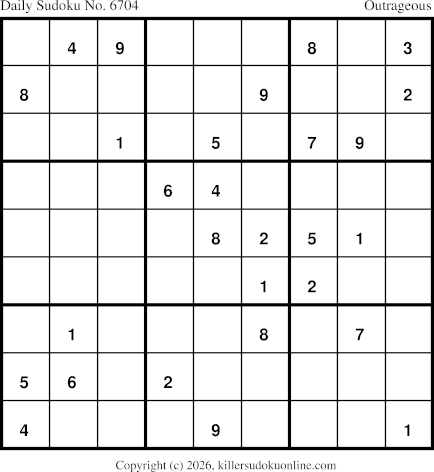 Killer Sudoku for 7/12/2026