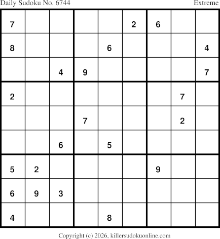 Killer Sudoku for 8/21/2026