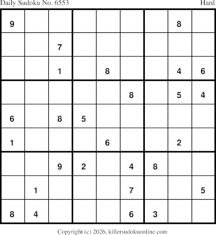 Killer Sudoku for 2/11/2026