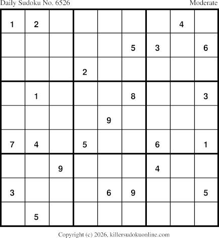 Killer Sudoku for 1/15/2026
