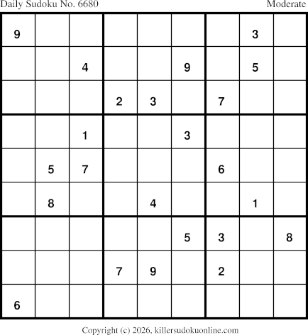 Killer Sudoku for 6/18/2026
