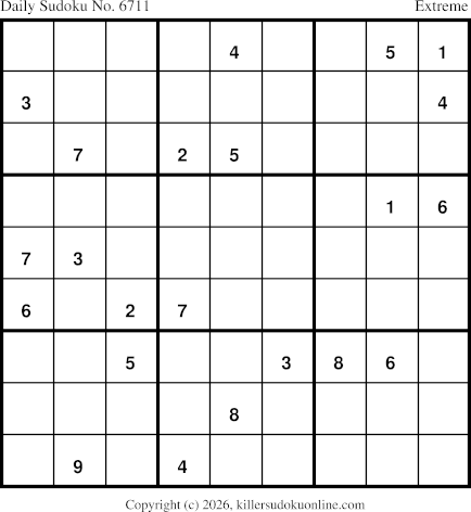 Killer Sudoku for 7/19/2026