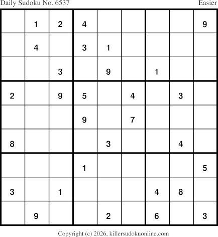 Killer Sudoku for 1/26/2026