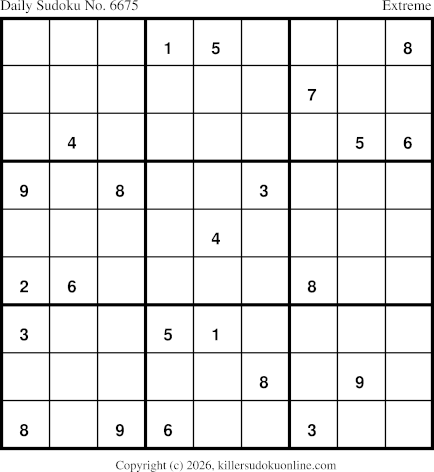Killer Sudoku for 6/13/2026