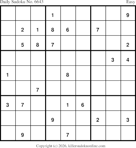 Killer Sudoku for 5/12/2026