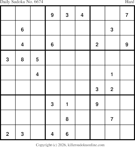 Killer Sudoku for 6/12/2026