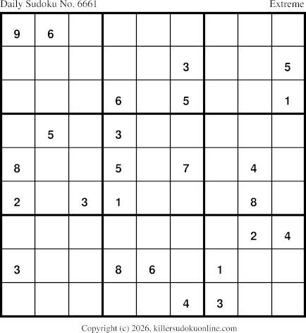 Killer Sudoku for 5/30/2026