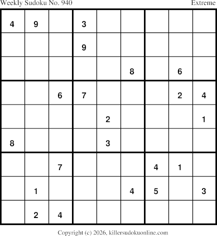 Killer Sudoku for 3/16/2026